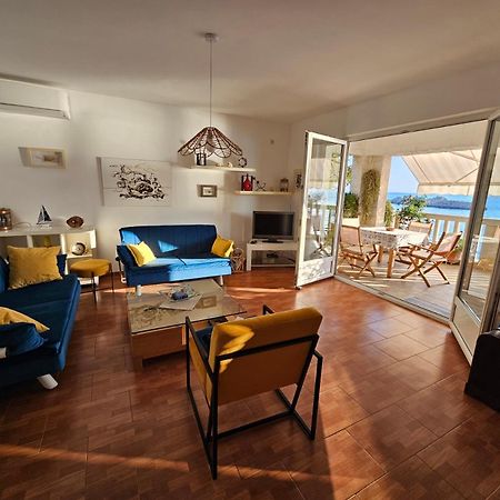 Beachfront First Line View Sveti Stefan Bagian luar foto